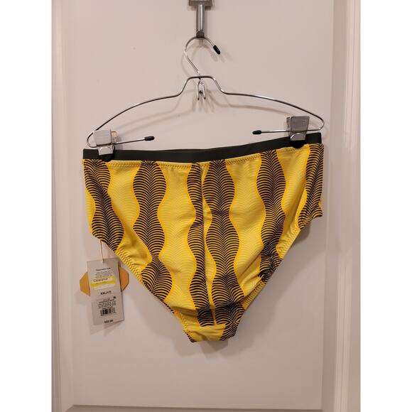 Fe Noel x Target Wave Print High Leg Cheeky Bikini Bottom - Picture 3 of 10